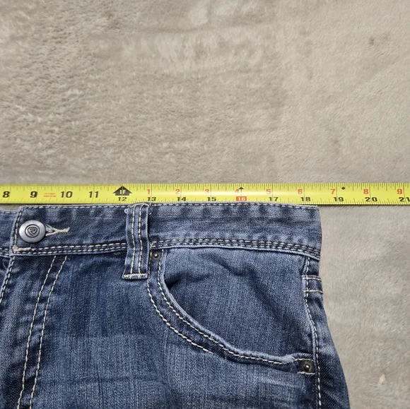 Rock And Roll Denim Revolver Slim Straight Leg Jeans Mens Size 36x33 Western - Picture 7 of 11